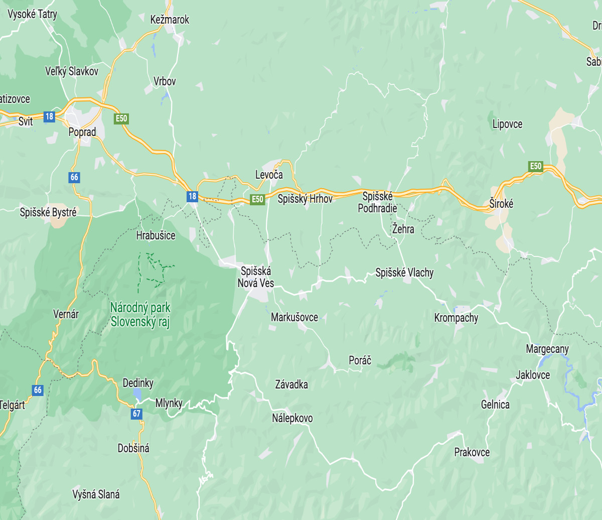 Diskonto predajne mapa